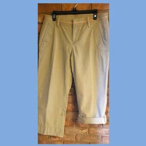 North Face Hiking Pants - Tan, 100% Cotton Adj Length = Size 10 (New w/tags)